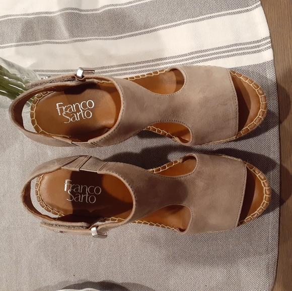 Franco Sarto Leather Espadrille - Picture 4 of 8